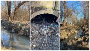 (foto) „E mult prea mică lumea asta pentru noi”. Situația tristă a râului Durlești, prin prisma unei tinere din Chișinău