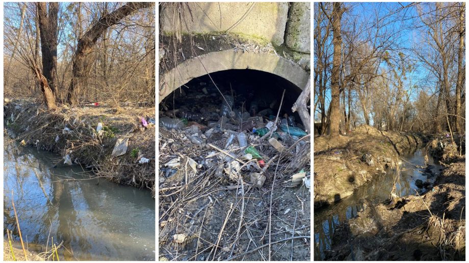 (foto) „E mult prea mică lumea asta pentru noi”. Situația tristă a râului Durlești, prin prisma unei tinere din Chișinău