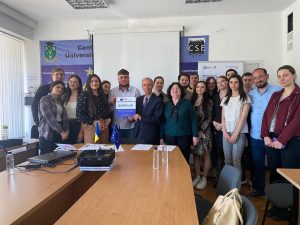 „Tinerii de azi sunt viitorul de mâine!” Un grup de studenți de la Universitatea de Stat din Moldova vor Europa acasă